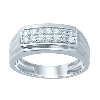 10K 0.47-0.52CT D-RING MENS RDS