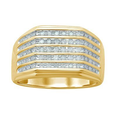 10K 0.48-0.50CT D-RING MEN RDS