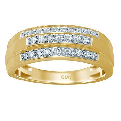 10K 0.48-0.51CT D-RING MEN RDS