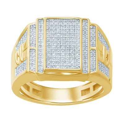 10K 0.48-0.55CT D-RING MEN RDS