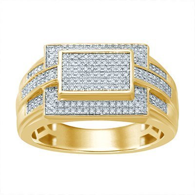 10K 0.48CT D-RING MENS RDS MP