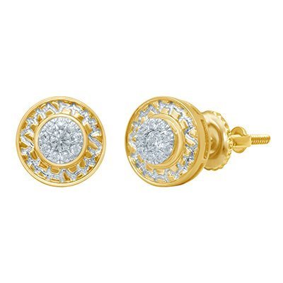 10K 0.49-0.50CT D-EARRING RDS