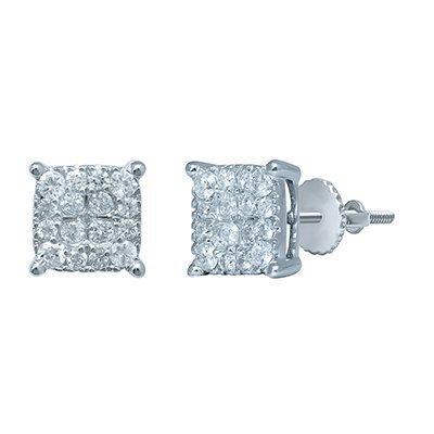 10K 0.49-0.51CT D-EARRING RDS