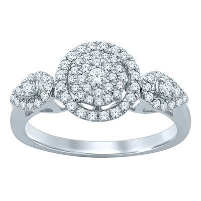 10K 0.49CT D-RING LDS RDS