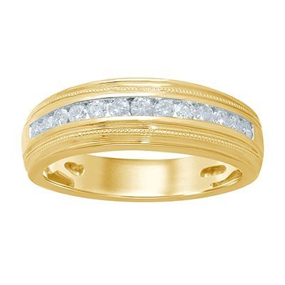 10K 0.50-0.51CT D-BAND RING MENS RDS