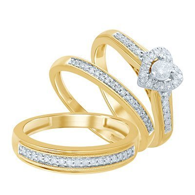 10K 0.50-0.51CT D-TRIOSET RDS