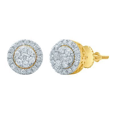 10K 0.50-0.53CT D-EARRING RDS
