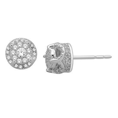 10K 0.50CT D-EARRING LDS RDS