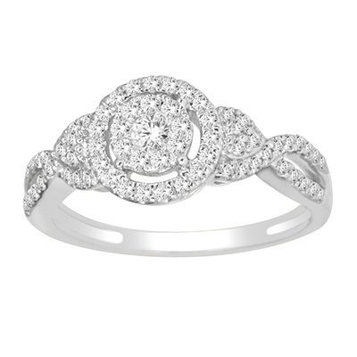 10K 0.50CT D-RING LDS RDS