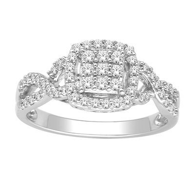 10K 0.50CT D-RING LDS RDS