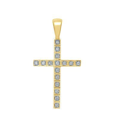 10K 0.51-0.54CT D-PENDANT MEN RDS
