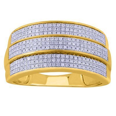 10K 0.52-0.57CT D-RING MENS RDS