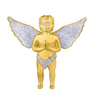 10K 0.52-0.63CT D-PENDANT RDS