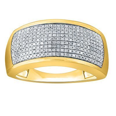 10K 0.53-0.56CT D-RING MENS RDS