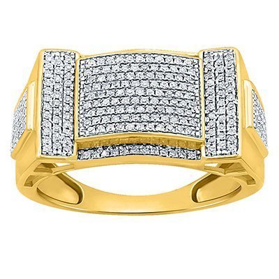 10K 0.53-0.57CT D-RING MENS RDS