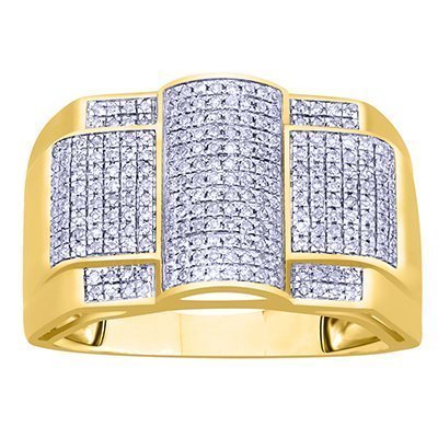 10K 0.53-0.57CT D-RING MENS RDS
