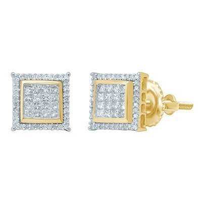 10K 0.54-0.57CT D-EARRING PCT/RDS