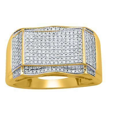 10K 0.54-0.60CT D-RING MENS RDS