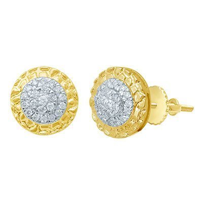 10K 0.61-0.62CT D-EARRING  MP RDS