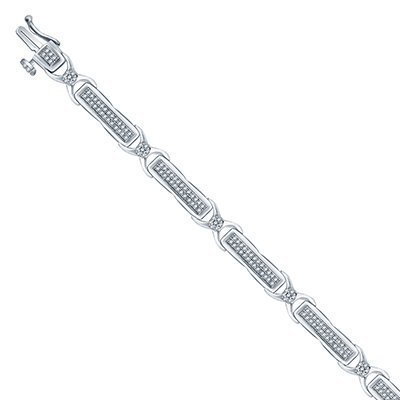 10K 0.61-0.69CT D-BRACELET LDS RDS MP