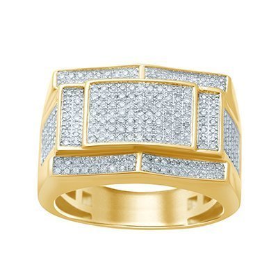 10K 0.62-0.67CT D-RING MEN RDS