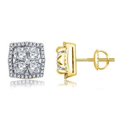 10K 0.65-0.78CT D-EARRING RDS