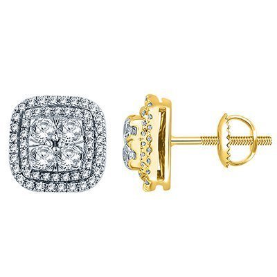 10K 0.65-0.80CT D-EARRING RDS