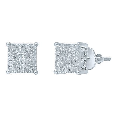 10K 0.70-0.75CT D-EARRING PCT/RDS