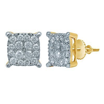 10K 0.72-0.73CT D-EARRING RDS