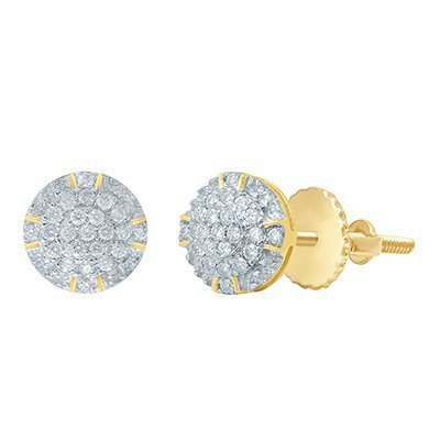 10K 0.72-0.75CT D-EARRING RDS