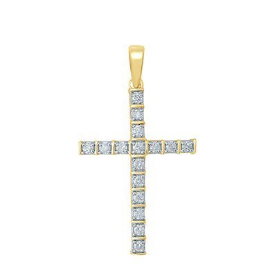 10K 0.72-0.76CT D-PENDANT RDS