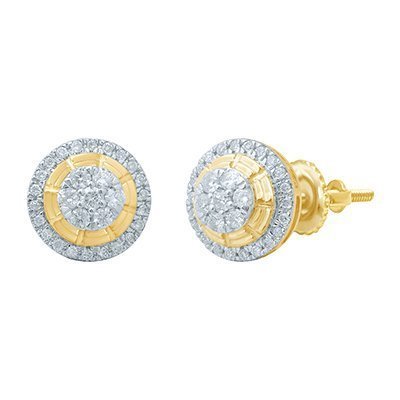 10K 0.72-0.77CT D-EARRING MP RDS
