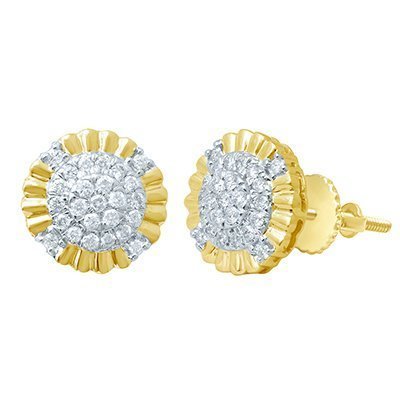 10K 0.72-0.77CT D-EARRING RDS