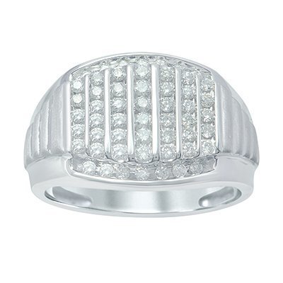 10K 0.73-0.76CT D-RING MEN RDS