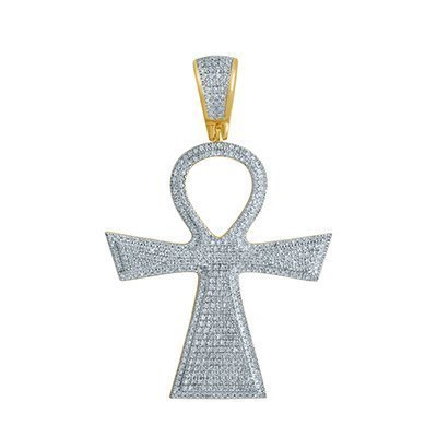 10K 0.73-0.79CT D-PENDANT MEN RDS MP