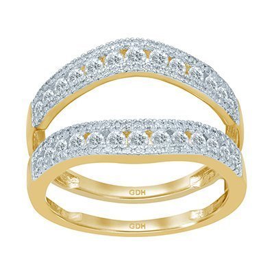 10K 0.73-0.79CT D-RING GUARD LDS RDS
