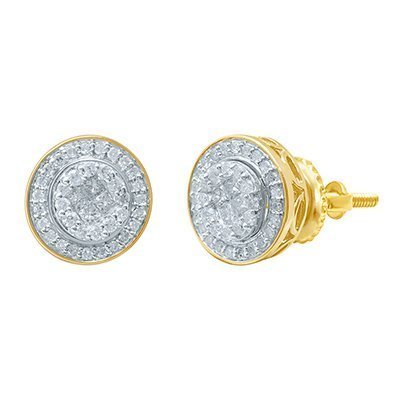 10K 0.73CT D-EARRING PCT/RDS