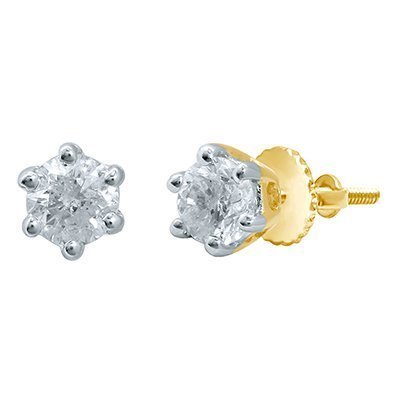 10K 0.73CT D-EARRING RDS