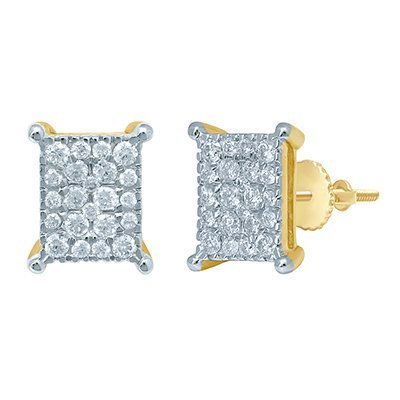 10K 0.73CT D-EARRING RDS