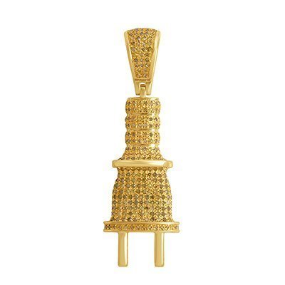 10K 0.74-0.89CT D-PENDANT MENS RDS CAN