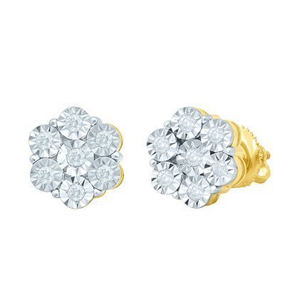10K 0.75-0.76CT D-EARRING FANUC RDS