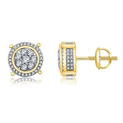 10K 0.76-0.97CT D-EARRING RDS