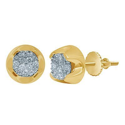 10K 0.76CT D-EARRING RDS