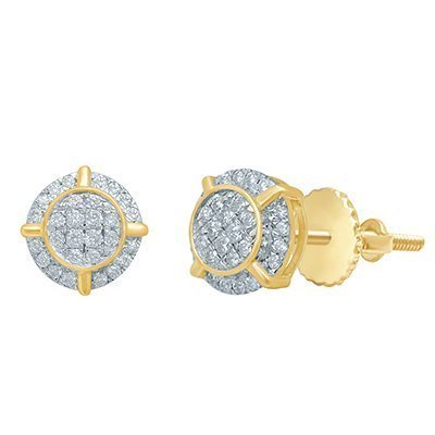 10K 0.78-0.82CT D-EARRING RDS