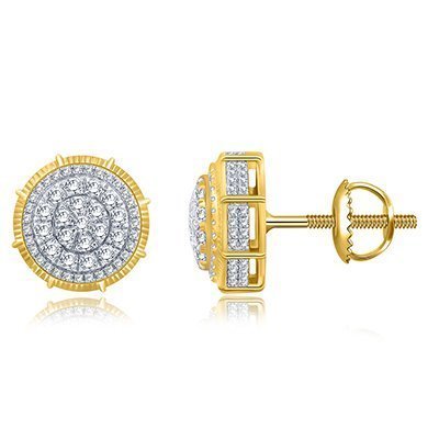 10K 0.90-1.01CT D-EARRING MP RDS
