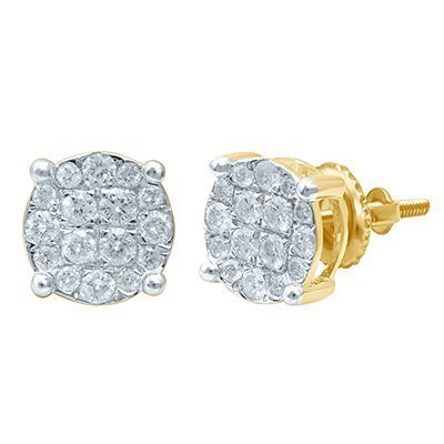 10K 0.95-1.02CT D-EARRING RDS