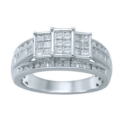 10K 0.96-1.00CT D-RING LDS PCT/BAG/RDS J COLLECTION