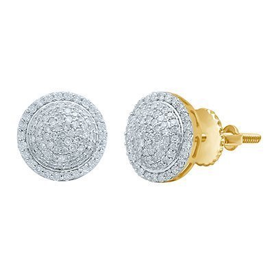 10K 0.97-1.01CT D-EARRING RDS