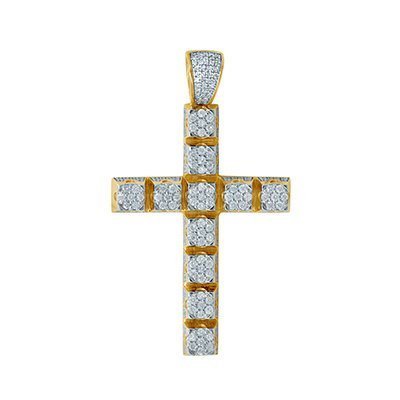 10K 0.97-1.02CT D-PENDANT RDS