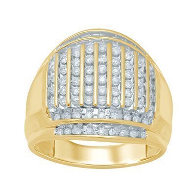 10K 0.97-1.03CT D-RING MEN RDS